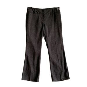 NY & Co 7th Avenue Pants Signature Fit Gray Bootcut Dress Work Pant Size 12P NEW